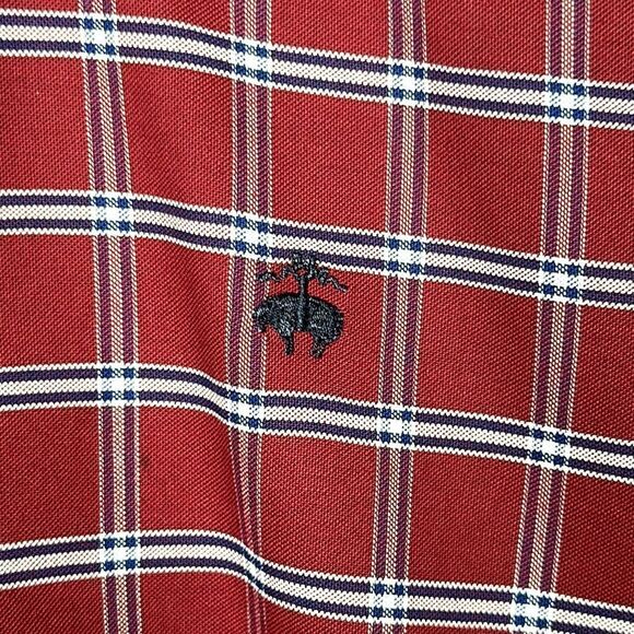 NWOT Boy’s Brooks Brothers Fleece Plaid Cotton Long Sleeve Button Down Shirt L - Picture 9 of 13